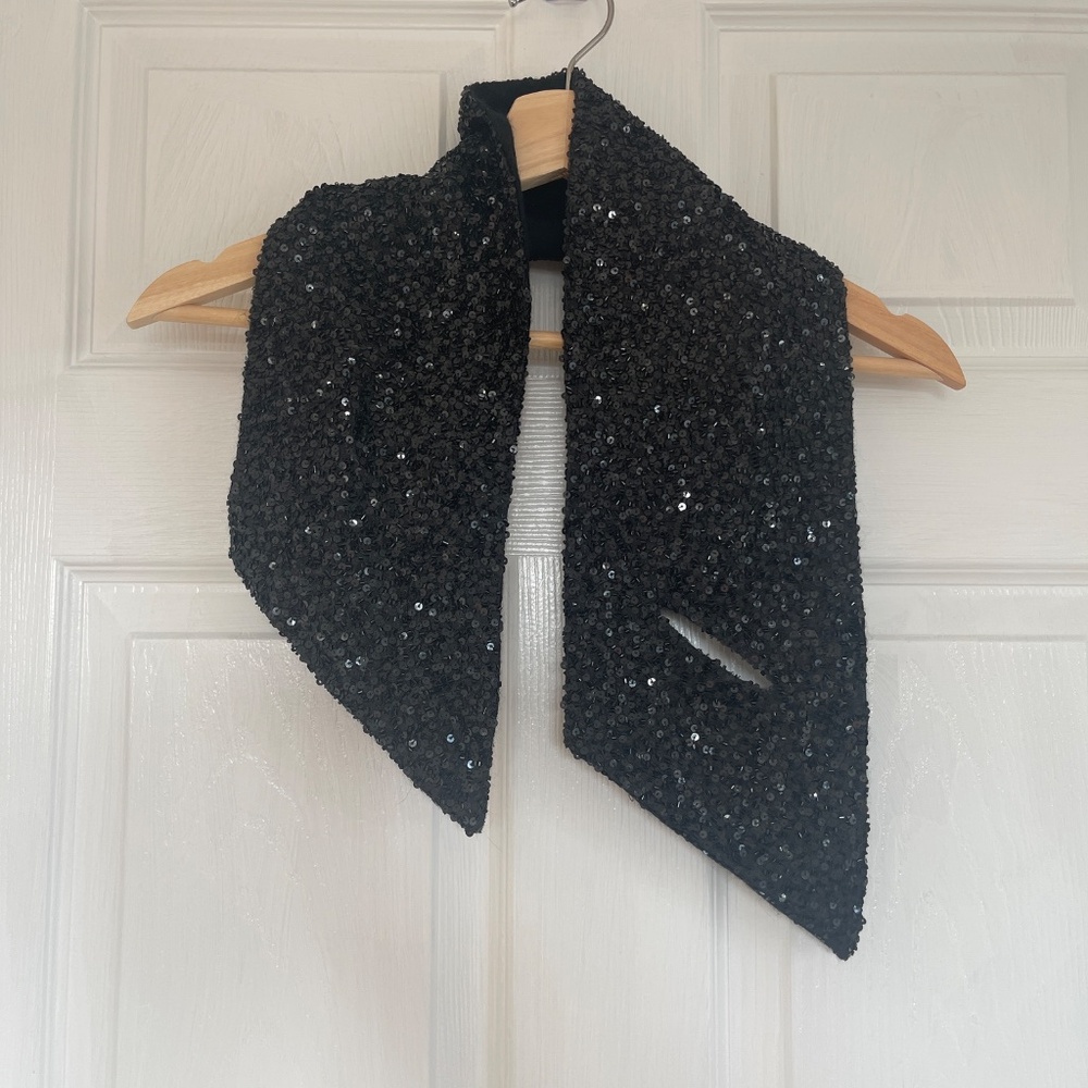 Sequin Scarf NWOT O/S - Picture 2 of 5